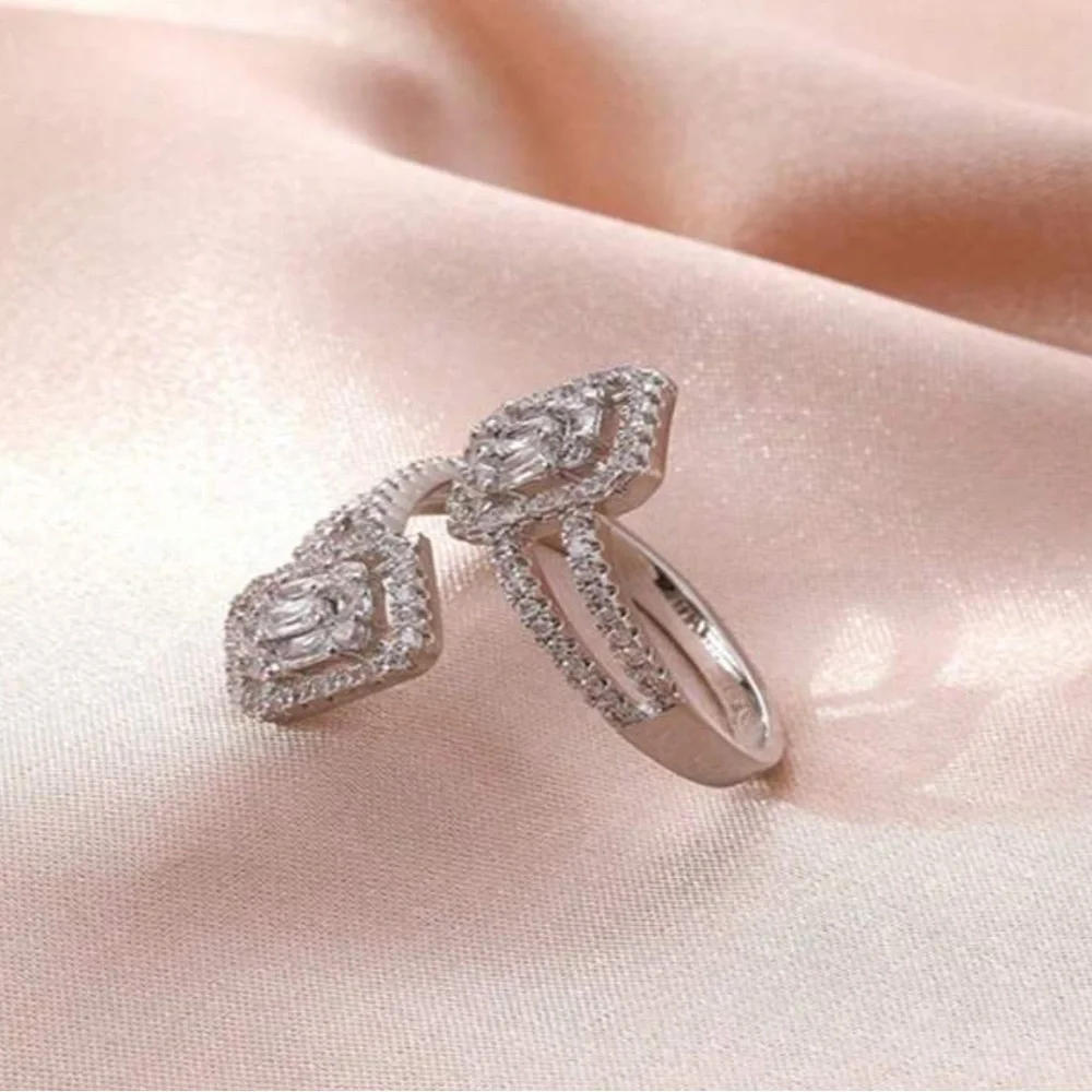 - SAPPHIRE BRIDAL WEDDING RING - Picture 13 of 15